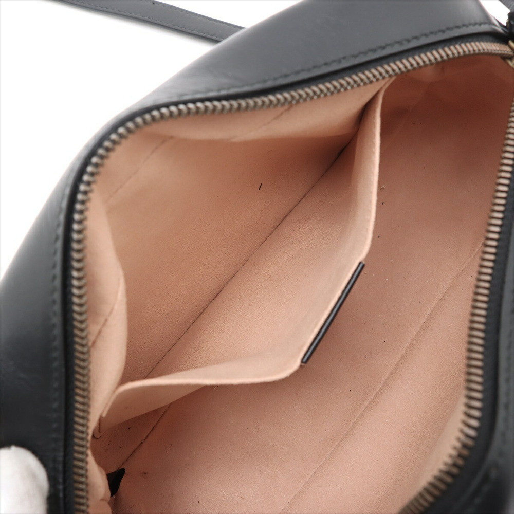 Gucci GG Marmont Leather Chain Shoulder Bag Black - Picture 7 of 8